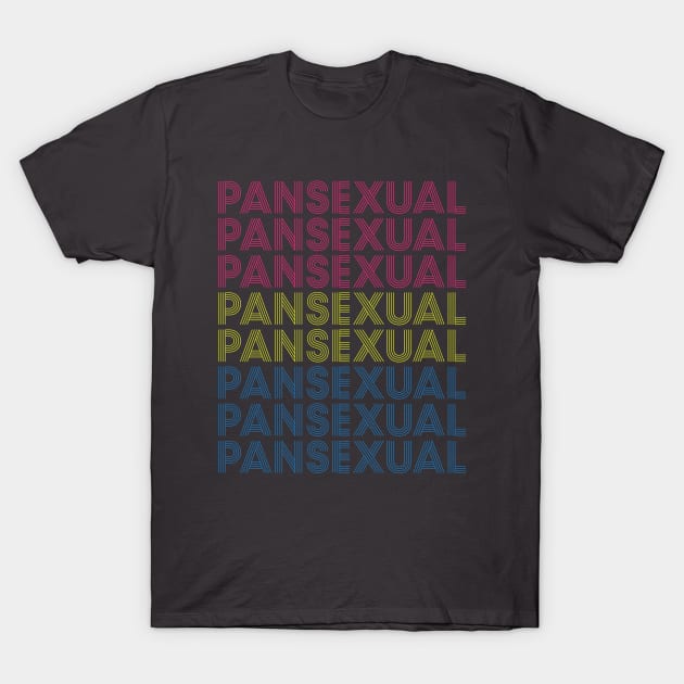 Retro Pansexual Pride T-Shirt by AceOfTrades